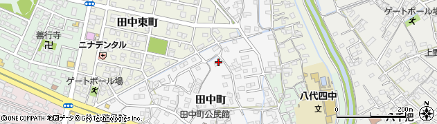 熊本県八代市田中町300周辺の地図
