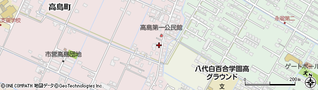 熊本県八代市高島町4086周辺の地図