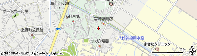 熊本県八代市海士江町3568周辺の地図