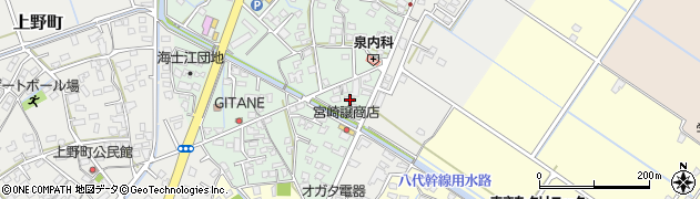 熊本県八代市海士江町3497周辺の地図