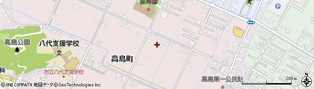 熊本県八代市高島町4186周辺の地図