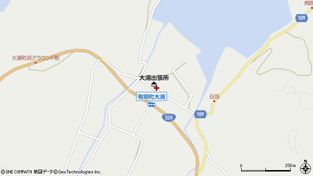 〒861-7203 熊本県天草市有明町大浦の地図