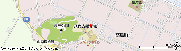 熊本県八代市高島町4262周辺の地図