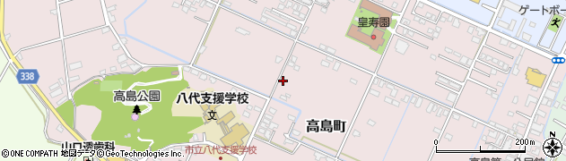 熊本県八代市高島町4242周辺の地図