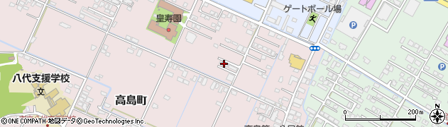 熊本県八代市高島町4167周辺の地図