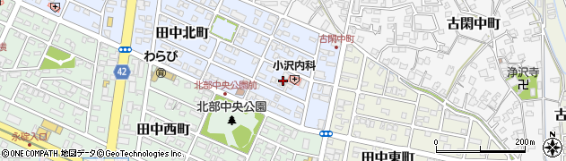 熊本県八代市田中北町4周辺の地図