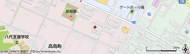熊本県八代市高島町4168周辺の地図