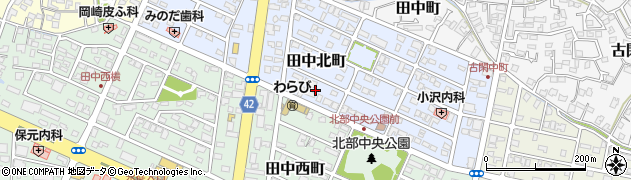 熊本県八代市田中北町12周辺の地図