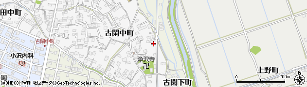 熊本県八代市古閑中町412周辺の地図