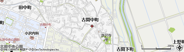 熊本県八代市古閑中町586周辺の地図