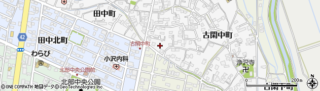 熊本県八代市古閑中町688周辺の地図