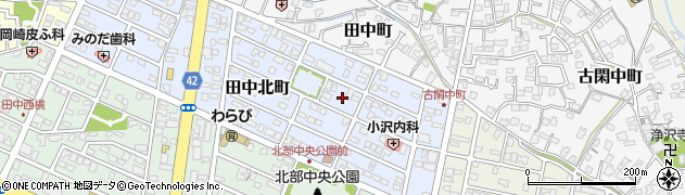 熊本県八代市田中北町8周辺の地図