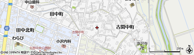 熊本県八代市古閑中町666周辺の地図