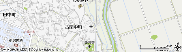熊本県八代市古閑中町421周辺の地図