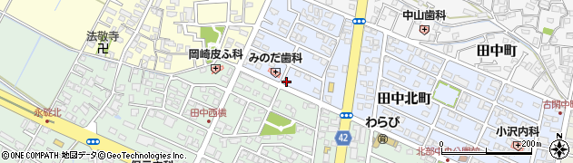 熊本県八代市田中北町76周辺の地図
