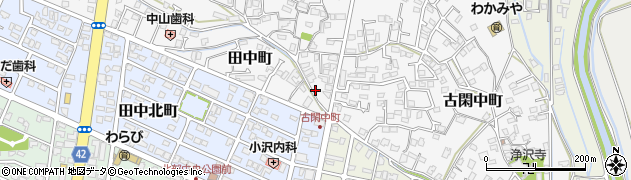 熊本県八代市古閑中町764周辺の地図