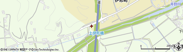 延岡南道路周辺の地図
