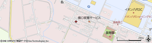 熊本県八代市高島町4295周辺の地図