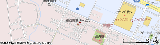 熊本県八代市高島町4284周辺の地図