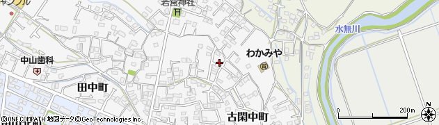 熊本県八代市古閑中町725周辺の地図