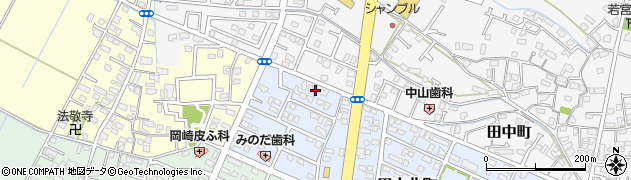 熊本県八代市田中北町22周辺の地図