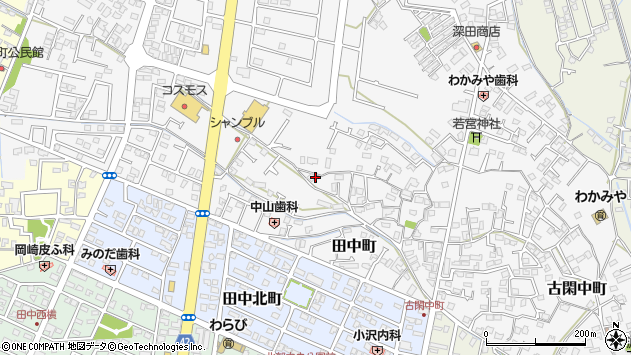 〒866-0898 熊本県八代市古閑中町の地図