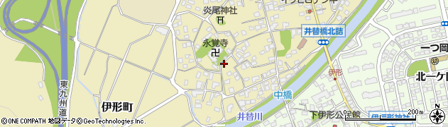 宮崎県延岡市伊形町周辺の地図