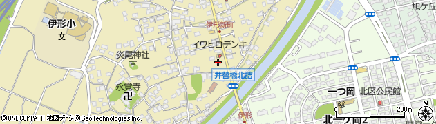 西田美容室周辺の地図