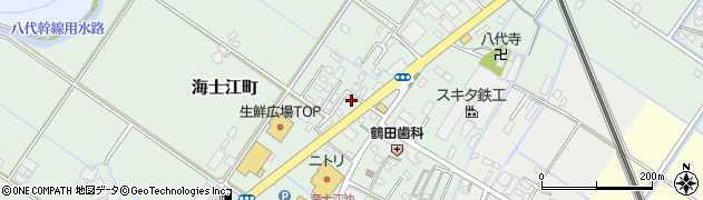 熊本県八代市海士江町2278周辺の地図