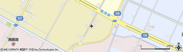 熊本県八代市郡築五番町4周辺の地図