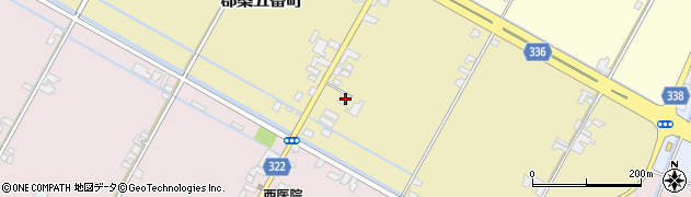 熊本県八代市郡築五番町40周辺の地図