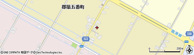 熊本県八代市郡築五番町41周辺の地図
