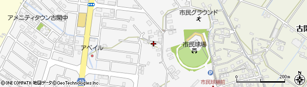熊本県八代市古閑中町1485周辺の地図