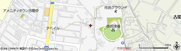 熊本県八代市古閑中町1483周辺の地図