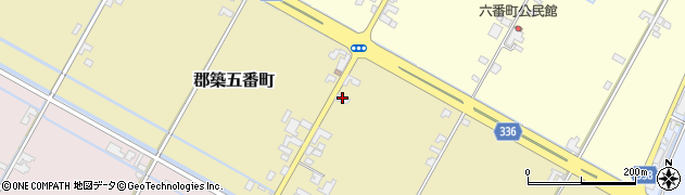 熊本県八代市郡築五番町44周辺の地図