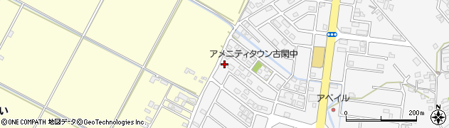 熊本県八代市古閑中町2366周辺の地図