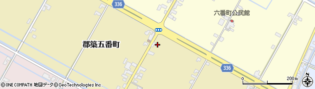 熊本県八代市郡築五番町45周辺の地図