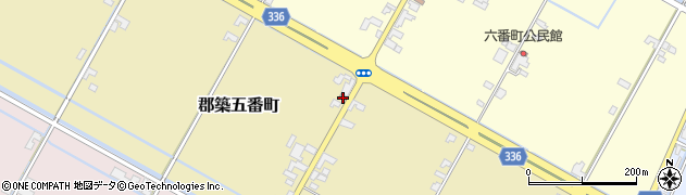 熊本県八代市郡築五番町55周辺の地図