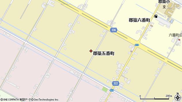 〒866-0008 熊本県八代市郡築五番町の地図