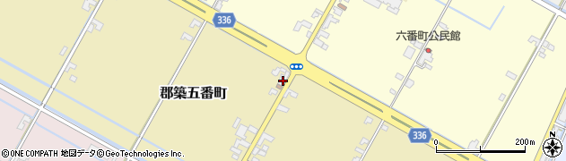 熊本県八代市郡築五番町56-2周辺の地図