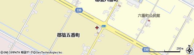 熊本県八代市郡築五番町56周辺の地図
