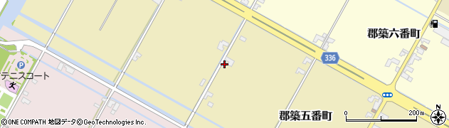 熊本県八代市郡築五番町83周辺の地図
