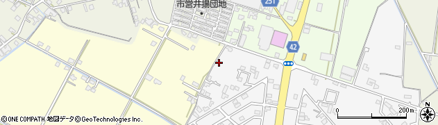 熊本県八代市古閑中町2551周辺の地図