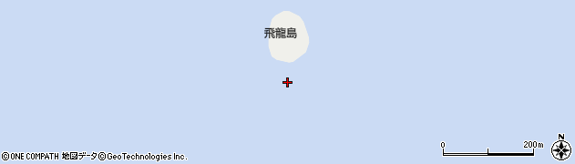 飛龍島周辺の地図