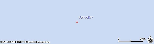 大戸ノ瀬戸周辺の地図