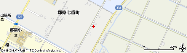 熊本県八代市郡築七番町11周辺の地図