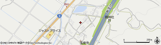 熊本県八代市岡町（中）周辺の地図