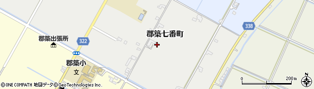 熊本県八代市郡築七番町29周辺の地図
