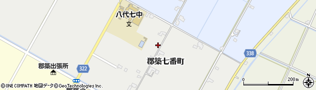 熊本県八代市郡築七番町42周辺の地図