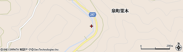 熊本県八代市泉町栗木3190周辺の地図